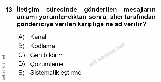 Soru 13