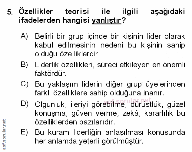 Soru 5