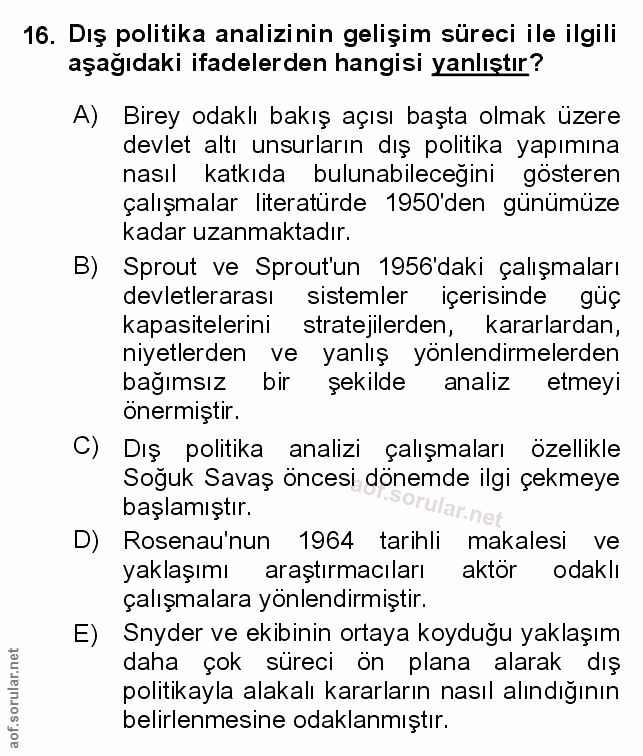 Soru 16