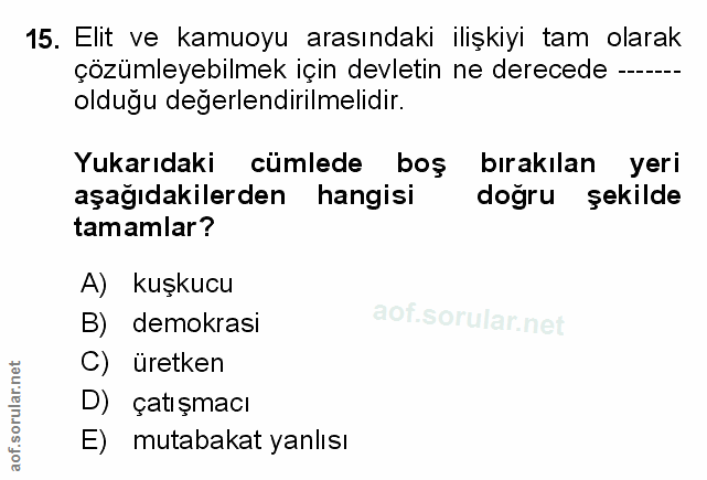 Soru 15