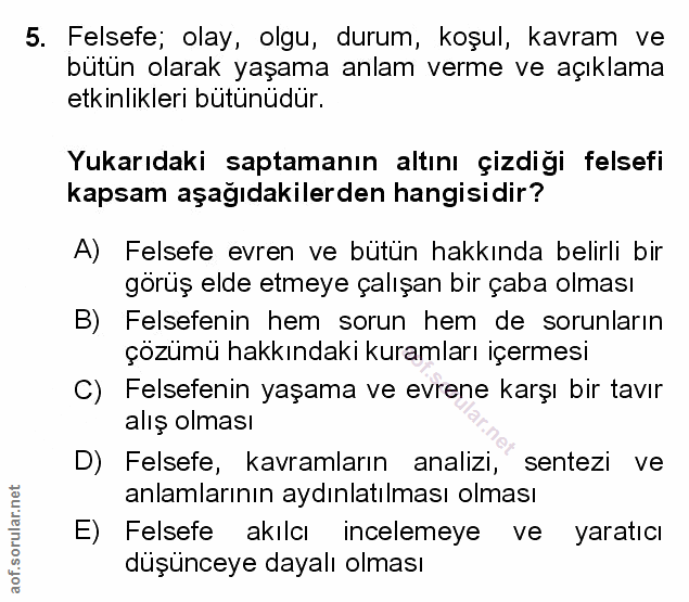 Soru 5