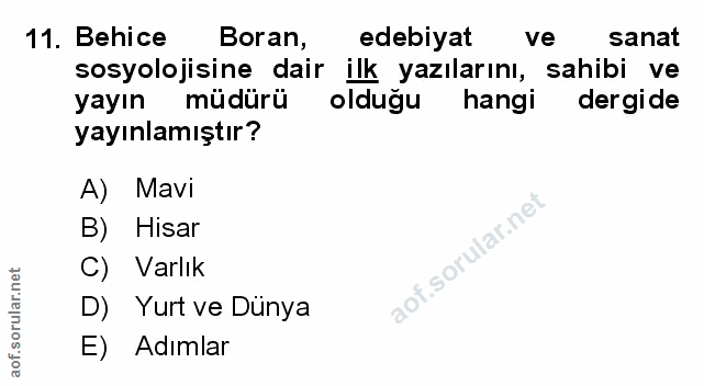 Soru 11