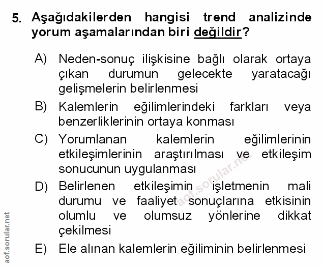 Soru 5