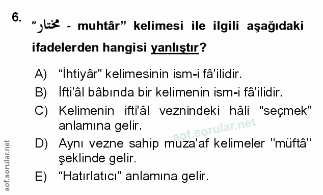 Soru 6