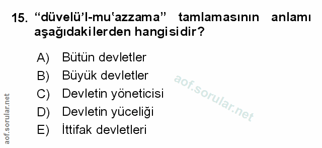 Soru 15