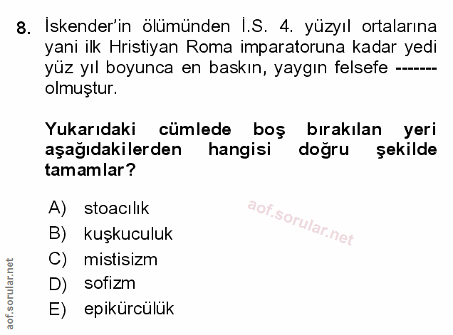 Soru 8
