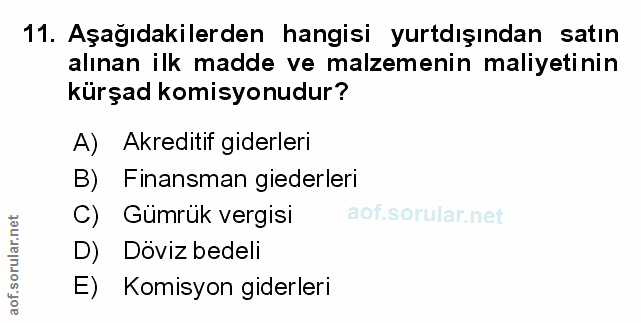 Soru 11