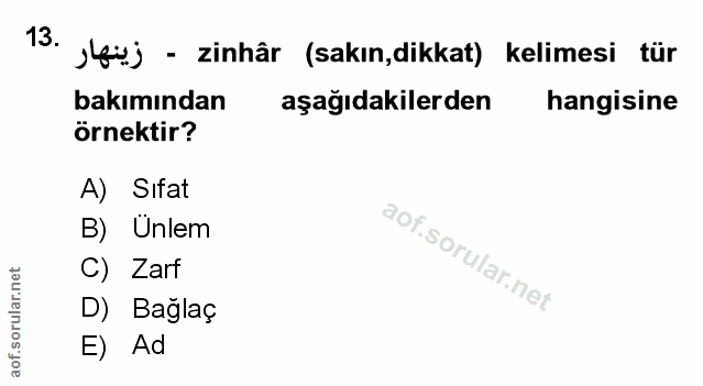 Soru 13