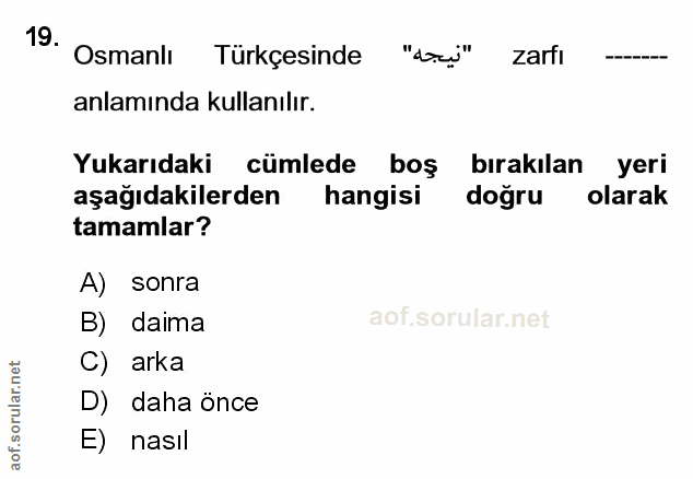 Soru 19