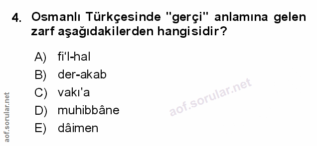 Soru 4