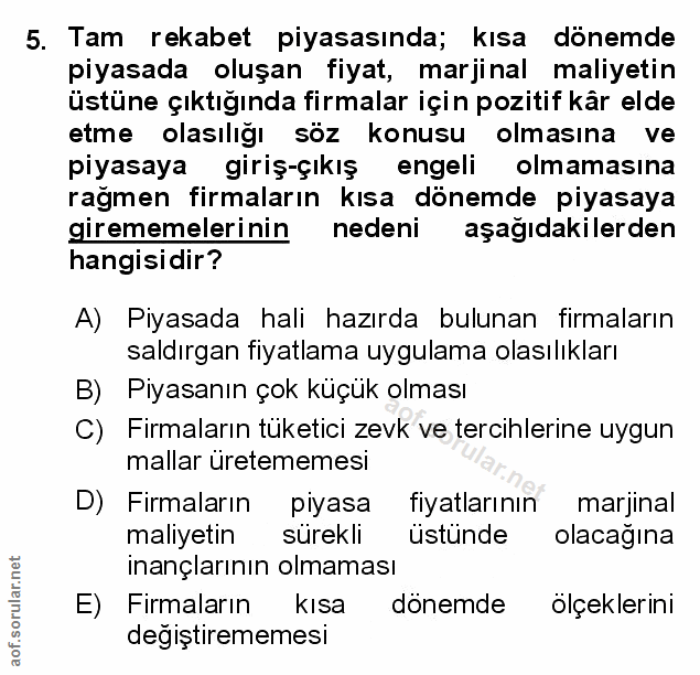 Soru 5