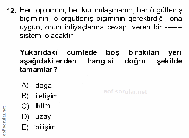 Soru 12