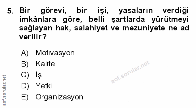 Soru 5