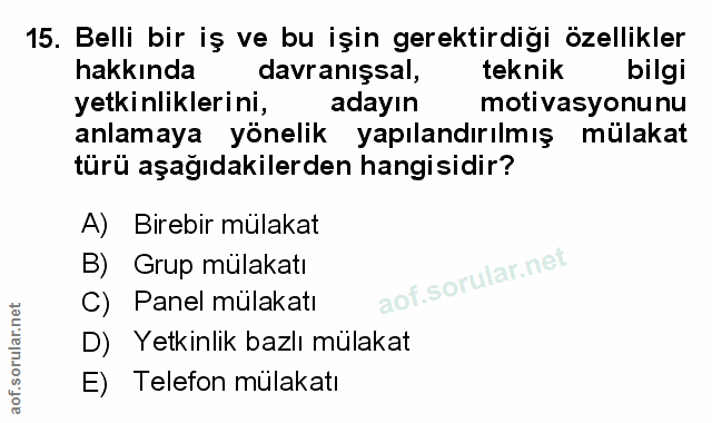 Soru 15