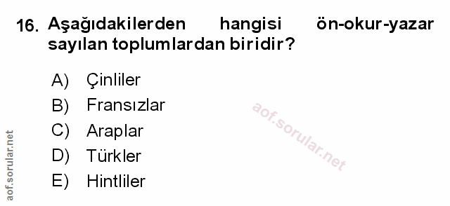 Soru 16