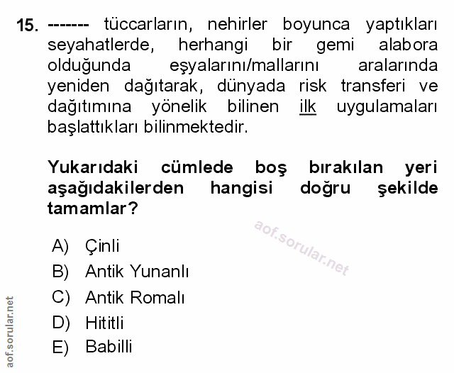 Soru 15