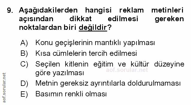 Soru 9