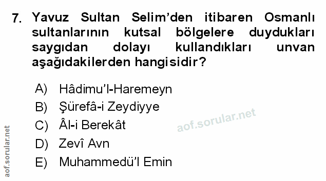 Soru 7