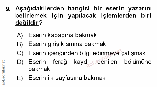 Soru 9