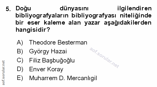 Soru 5