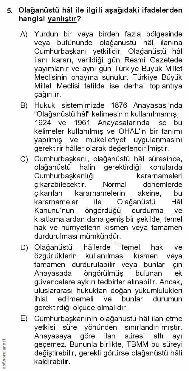 Soru 5