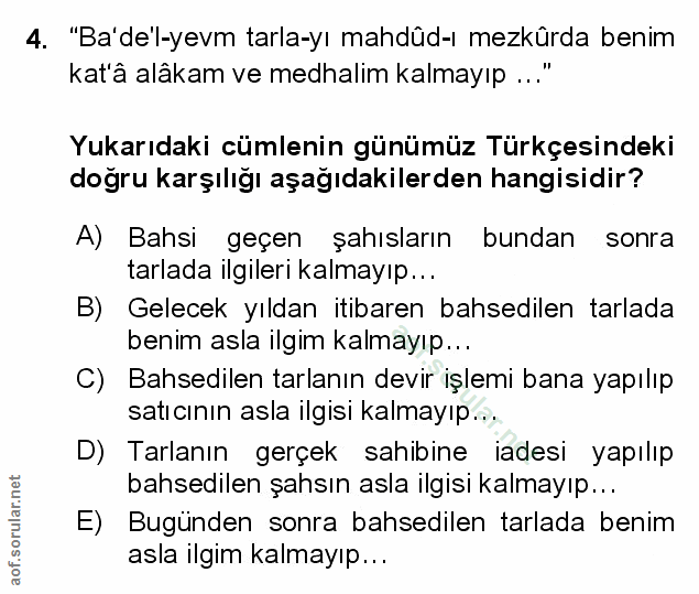 Soru 4