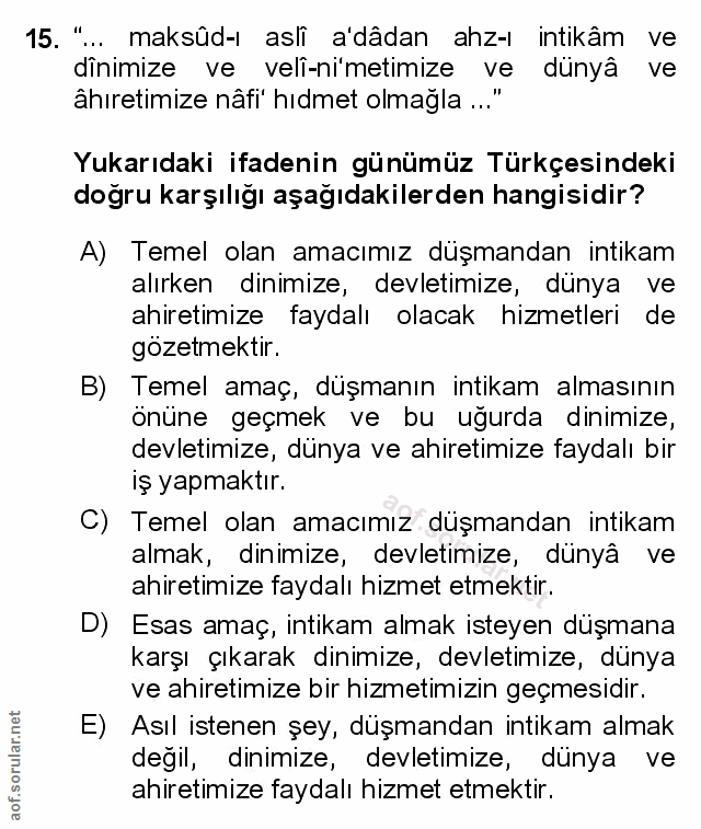 Soru 15