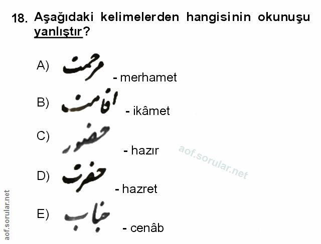 Soru 18