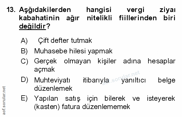 Soru 13