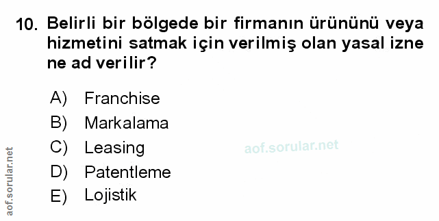 Soru 10