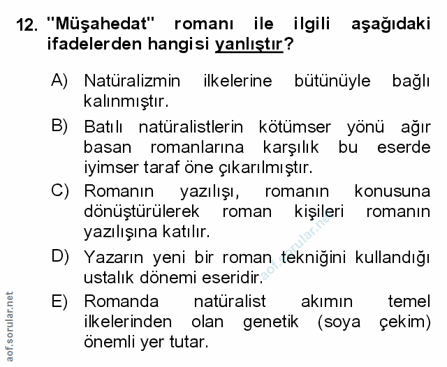 Soru 12