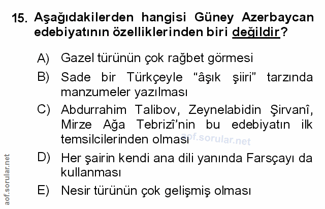 Soru 15
