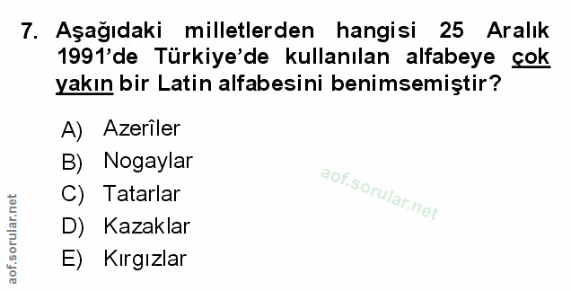 Soru 7