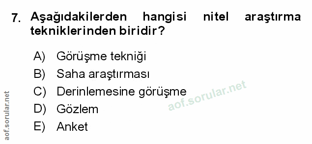 Soru 7