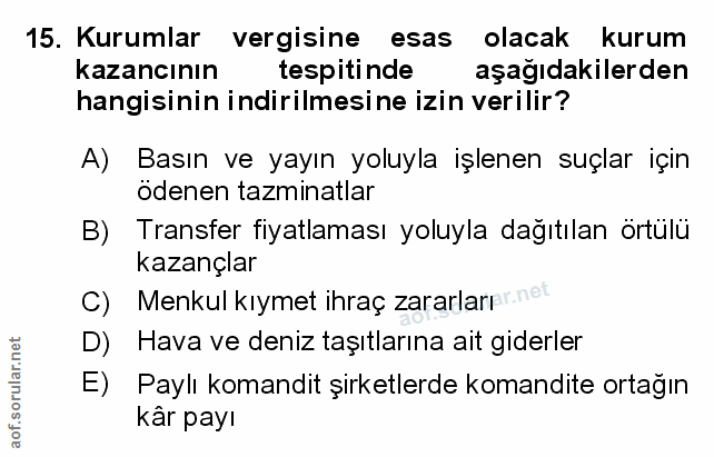Soru 15