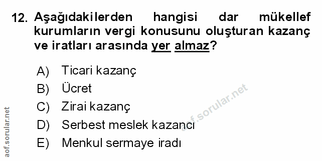 Soru 12