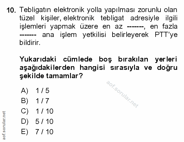 Soru 10