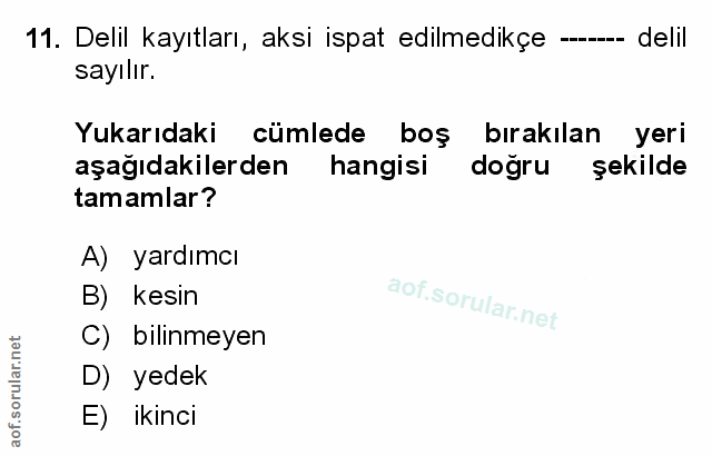 Soru 11