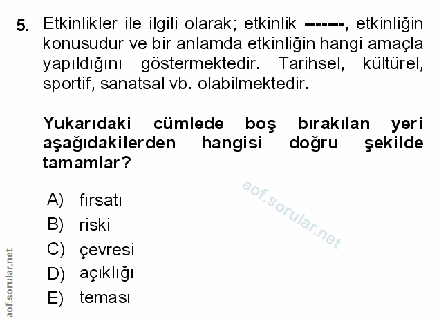 Soru 5