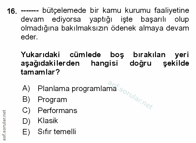 Soru 16