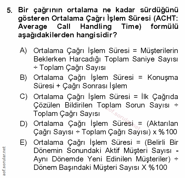 Soru 5