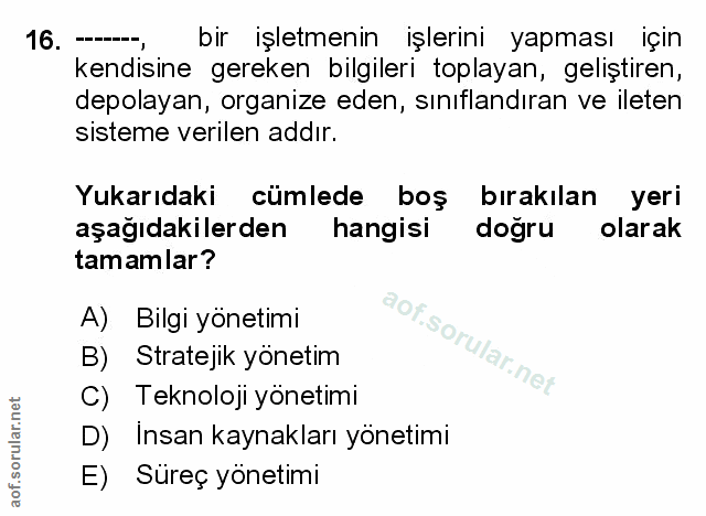 Soru 16