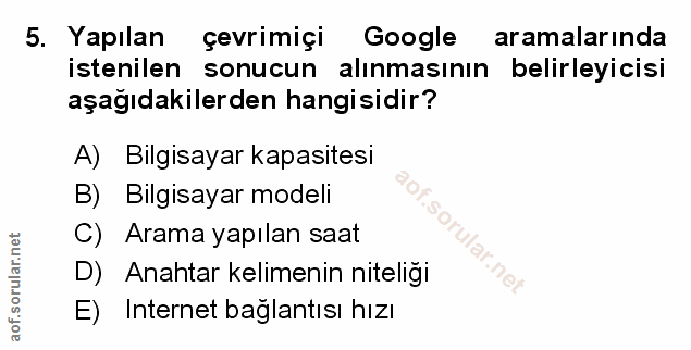 Soru 5