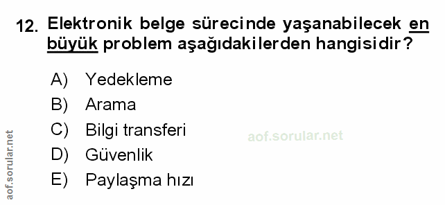 Soru 12