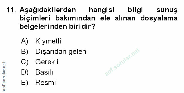 Soru 11