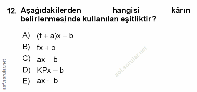 Soru 12