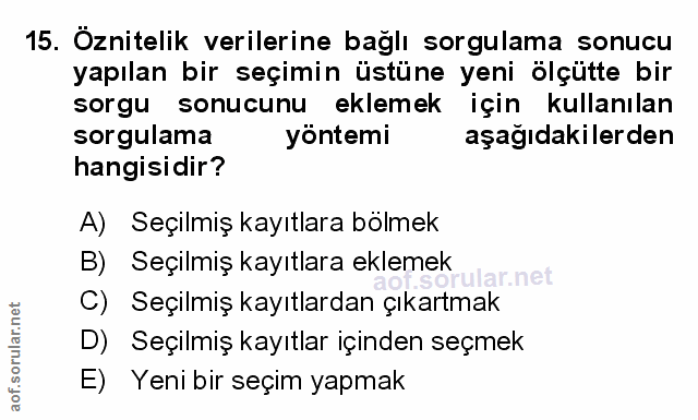 Soru 15