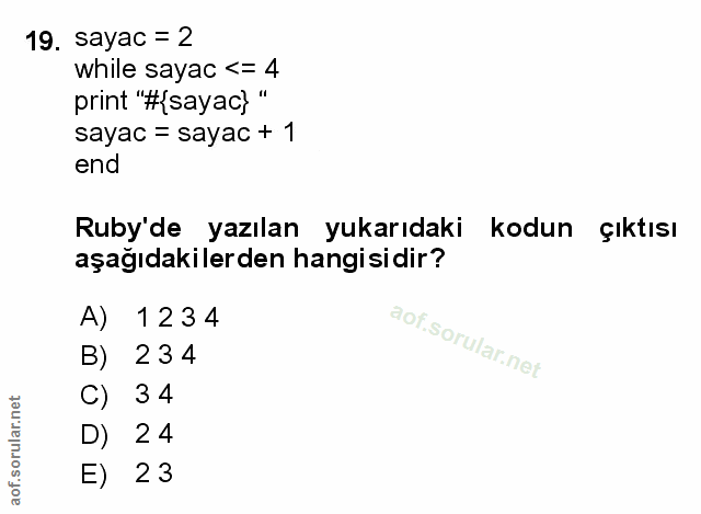 Soru 19