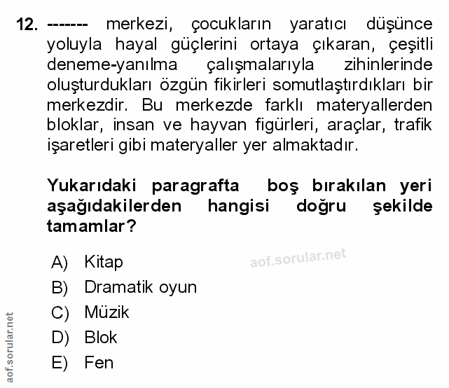 Soru 12