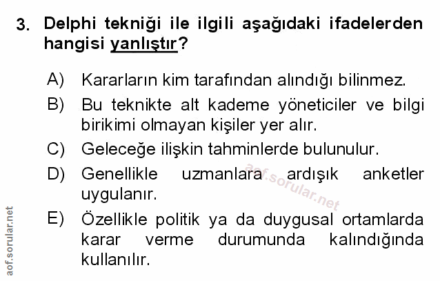 Soru 3